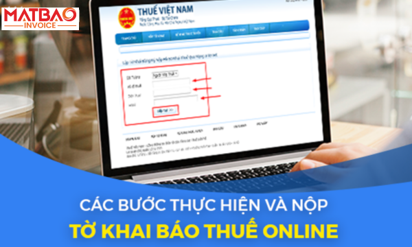Các bước thực hiện khi khai báo thuế online