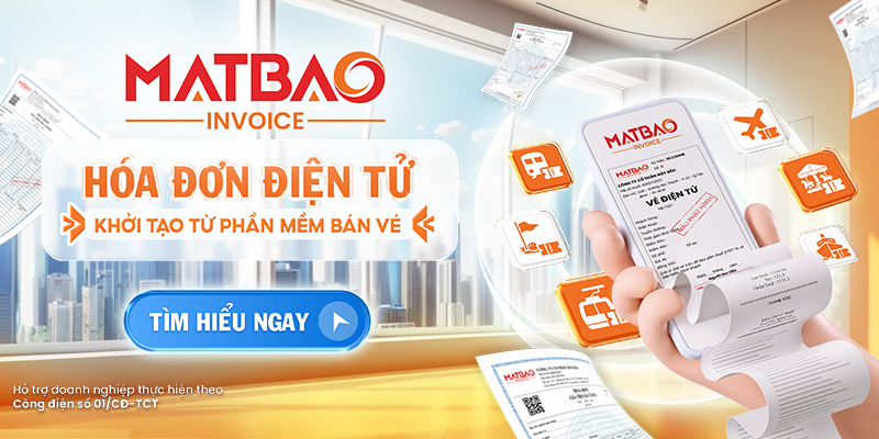 Cung cấp giải pháp hóa đơn điện tử khởi tạo từ phần mềm bán vé